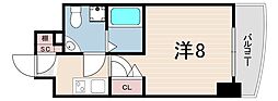 セレニテ甲子園 1Kの間取図画像