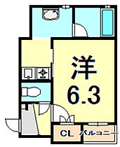 クレスト  ｜ 兵庫県西宮市大屋町（賃貸マンション1K・2階・22.32㎡） その2