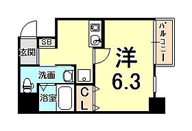 リオレスタ西宮  ｜ 兵庫県西宮市馬場町（賃貸マンション1K・4階・22.12㎡） その2