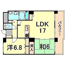 ファインビュー西宮  ｜ 兵庫県西宮市津門大塚町（賃貸マンション2LDK・19階・67.37㎡） その2