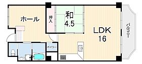 ローズハイツ芦屋  ｜ 兵庫県芦屋市東山町（賃貸マンション1LDK・7階・63.52㎡） その2