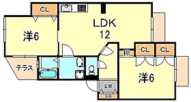 ヴィラ芦屋A棟  ｜ 兵庫県芦屋市東芦屋町（賃貸マンション2LDK・1階・63.39㎡） その2