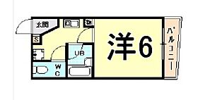 マックス甲東園  ｜ 兵庫県西宮市松籟荘（賃貸マンション1K・1階・18.31㎡） その2