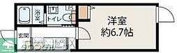 JR埼京線 北赤羽駅 徒歩3分の賃貸マンション 3階1Kの間取り