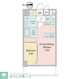 LIME RESIDENCE KAWAGUCHI EAST 1LDKの間取図画像