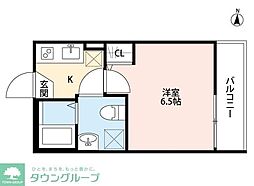 コンフォートメゾン蕨 1Kの間取図画像