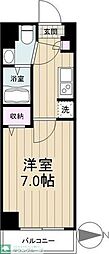 MAXIV西川口AZTRE 1Kの間取図画像