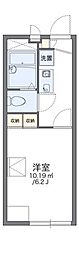 レオパレスラギ 1Kの間取図画像