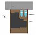 その他：【区画図】お車は並列2台駐車可能。建物南西側にはお庭がございます。