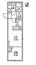 ウェルスクエアイズム千川  ｜ 東京都豊島区千早4丁目43-4（賃貸マンション1LDK・4階・32.62㎡） その2