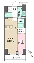 ルフォンプログレス四谷 1LDKの間取図画像