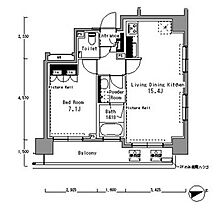 パークアクシス渋谷桜丘サウス 501 ｜ 東京都渋谷区桜丘町8-11（賃貸マンション1LDK・5階・50.00㎡） その2