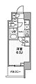 JMFレジデンス北品川7階10.4万円