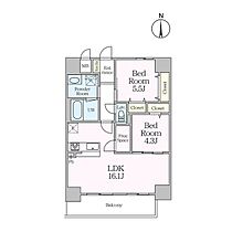 愛知県名古屋市中区平和２丁目（賃貸マンション2LDK・3階・63.48㎡） その2