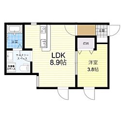 間取図画像 1LDK