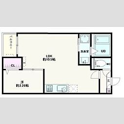 間取図画像 1LDK