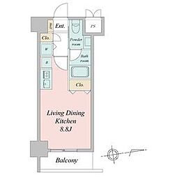 間取図画像 ワンルーム