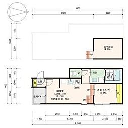 間取図画像 1LDK