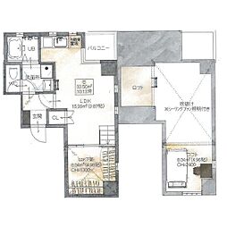 actile 1LDKの間取図画像