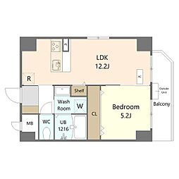 THE RESIDENCE SHINSAKAE 8階/801