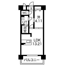 Primal千種luno 1LDKの間取図画像