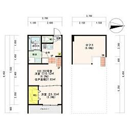 成叶 2SKの間取図画像