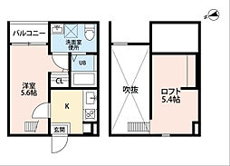 tres五女子 1SKの間取図画像