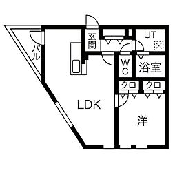DEVELD栄生 WEST 2階/203