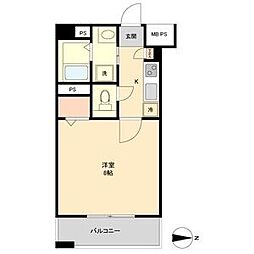 willDo金山正木 1Kの間取図画像