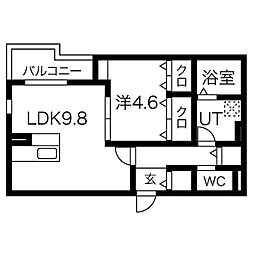 G flat 太閤 3階/301