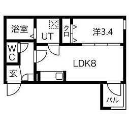メイクスR道徳公園II 2階/-