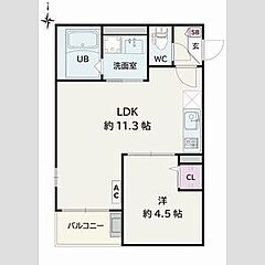 物件の間取り