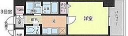 第18金山フクマルビル 1Kの間取図画像