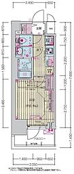 プレサンス上前津ディアシス 1Kの間取図画像