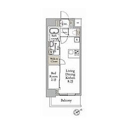 LiveFlat千種WEST 1LDKの間取図画像