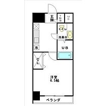 愛知県名古屋市北区平安１丁目（賃貸マンション1K・8階・24.82㎡） その2