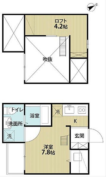 愛知県名古屋市千種区豊年町(賃貸アパート1SK・2階・19.68㎡)の写真 その2