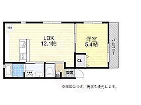 兵庫県明石市材木町（賃貸アパート1LDK・1階・37.64㎡） その2