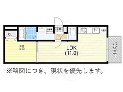 間取図画像 1LDK