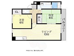 コンフォートBD 2LDKの間取図画像