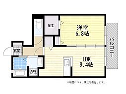 サニーヒル 1LDKの間取図画像