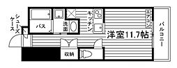 アパートメントマエダ ワンルームの間取図画像