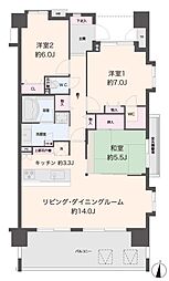 間取図画像 3LDK