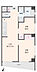 間取り：2LDK、価格2580万円、専有面積48.01m2、バルコニー面積6.21m2 間取図　3路線利用可♪駅まで平坦徒歩8分の好立地！各部屋に収納を完備した2LDKです。是非ご内覧ください♪