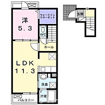 アクティ・コルザ　Ｂ 202 ｜ 香川県丸亀市今津町402番地1（賃貸アパート1LDK・2階・43.47㎡） その2