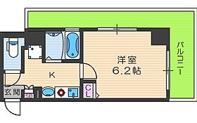 大阪府大阪市北区西天満3丁目1-17（賃貸マンション1K・5階・21.24㎡） その2