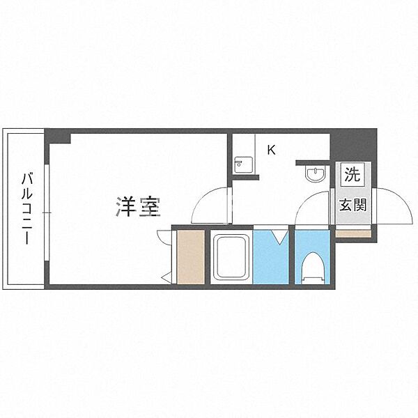 エイチ・ツー・オー今福 ｜大阪府大阪市城東区今福西4丁目(賃貸マンション1K・6階・20.48㎡)の写真 その2