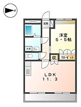 VillaRosa  ｜ 静岡県裾野市石脇（賃貸アパート1LDK・1階・41.04㎡） その2