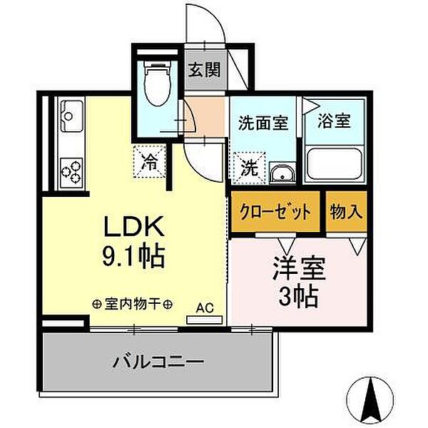 サンイースト 303｜静岡県沼津市末広町(賃貸アパート1LDK・3階・31.74㎡)の写真 その2