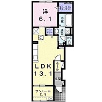 シエル　インフィニ　川島田　II 102 ｜ 静岡県御殿場市川島田（賃貸アパート1LDK・1階・51.74㎡） その2